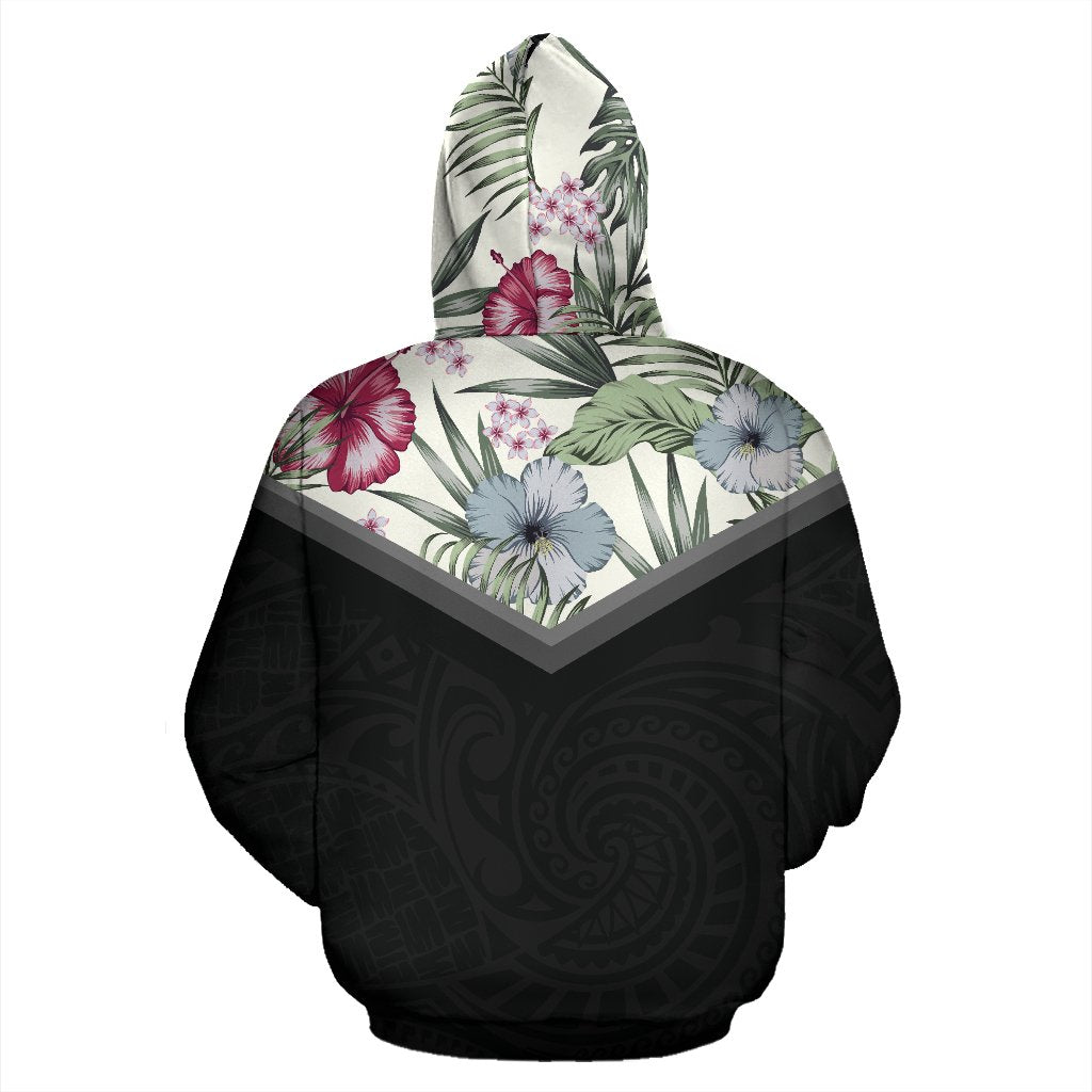 Vintage Hawaii Hibiscus Hoodie - Polynesian Pride