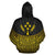 Kosrae Polynesian Hoodie Gold Pride Map nd Seal - Polynesian Pride
