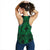 Polynesian Plumeria Mix Green Black Women's Racerback Tank Top - Polynesian Pride