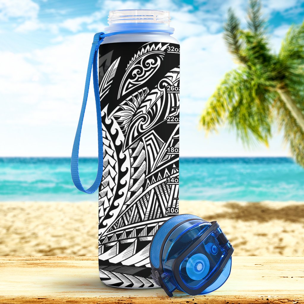 Yap State Custom Personalised Hydro Tracking Bottle - Wings Style - Polynesian Pride