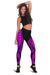 Tokelau Women Leggings Polynesian Pattern Pink - Polynesian Pride