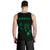 Hawaii Kakau Polynesian Three Turtles Map Men's Tank Top - Green - Polynesian Pride