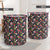 Tropical Hibiscus, Strelitzia Palm Leaves Hawaii Laundry Basket - Polynesian Pride
