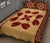 Hawaiian Quilt Pattern Kalo Quilt Bed Set - Polynesian Pride