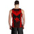 Hawaiian Kanaka Polynesian Men's Tank Top Active Red - Polynesian Pride