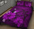 Hawaii Turtle Poly Tribal Quilt Bed Set - Purple - Polynesian Pride