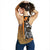 Polynesian Hawaii Women Racerback Tank Gold - Turtle with Hook - Polynesian Pride