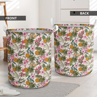 Tropical Pineaapple Hawaii Laundry Basket AH - Polynesian Pride