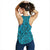 Polynesian Women's Racerback Tank Grown Blue White - Polynesian Pride