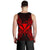 Hawaii Polynesian Men Tank Top Map Red - Polynesian Pride