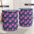 Tropical Flowers With Hummingbirds Palm Leaves Hawaii Laundry Basket - Polynesian Pride