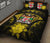 Fiji Polynesian Quilt Bed Set Hibiscus Yellow - Polynesian Pride