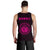 Hawaii Kakau Polynesian Coat Of Arms Men's Tank Top - Pink - Polynesian Pride