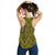 Polynesian Lauhala Mix Yellow Women's Racerback Tank Top - Polynesian Pride