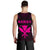 Hawaii Kakau Makau Fish Hook Kanaka Map Men's Tank Top Polynesian - Pink - Polynesian Pride