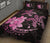 Hawaii Polynesian Turtle Plumeria Quilt Bed Set - Pog Style Pink - Polynesian Pride