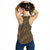 Polynesian Nation Gold Women's Racerback Tank Top - Polynesian Pride