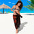 Hawaii Turtle Ohana Hibiscus Poly Sarong - Orange - Polynesian Pride