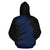 Hoodie Polynesian Tattoo Blue - Polynesian Pride
