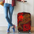 Papua New Guinea Luggage Covers - Red Shark Polynesian Tattoo Red - Polynesian Pride