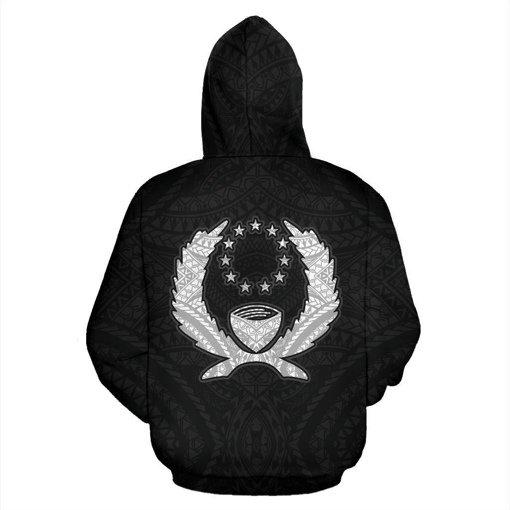 Pohnpei Polynesian Hoodie Micronesia Pohnpeian Warrior - Polynesian Pride