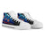 Yap High Top Shoes Blue - Vintage Tribal Mountain - Polynesian Pride