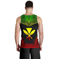 Kanaka Maoli Men's Tank Top - Polynesian Chief Reggae Version - Polynesian Pride