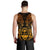 Guam Polynesian Men Tank Top - Gold Turtle Homeland - Polynesian Pride