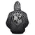 Tonga All Over Zip up Hoodie Lift up Black - Polynesian Pride