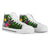 Papua New Guinea High Top Shoes - Turtle Plumeria Banana Leaf - Polynesian Pride