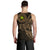 Hawaii Tank Top Polynesian Kanaka Map Hawaiian Men's Tank Top - Gold - TT Style - Polynesian Pride