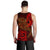 Guam Polynesian Men's Tank Top - Red Shark Polynesian Tattoo - Polynesian Pride