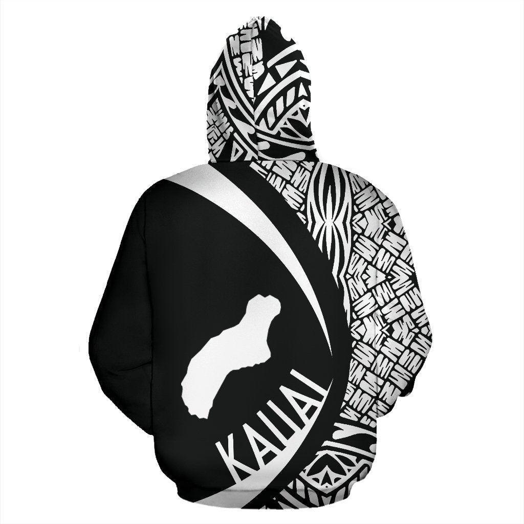 Kauai Kanaka Maoli Polynesian Zip up Hoodie Circle Style - Polynesian Pride