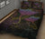 Hawaii Manta Ray Hibiscus Quilt Bed Set - Glitter Style - AH - Polynesian Pride