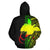 Papua New Guinea Polynesian All Over Zip up Hoodie Reggae Line - Polynesian Pride