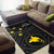 Papua New Guinea Area Rug - Flag With Polynesian Patterns (Black) - Polynesian Pride