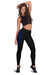 Hawaii State Tattoo Swirly Polynesian Blue Kanaka Women's Leggings - Polynesian Pride