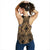 Polynesian Plumeria Mix Gold Black Women's Racerback Tank Top - Polynesian Pride