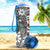 Pohnpei Hydro Tracking Bottle White - Turtle Plumeria Banana Leaf - Polynesian Pride