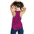 Polynesian Kakau Turtle Pink Women's Racerback Tank Top - Polynesian Pride