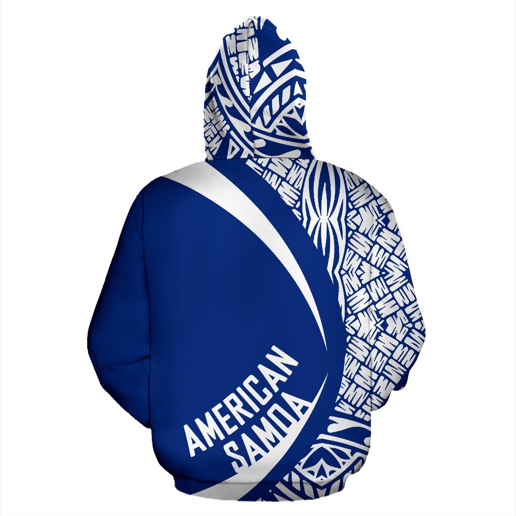 American Samoa Turtle Polynesian Zip up Hoodie Circle Style 07 - Polynesian Pride