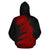 Hoodie Polynesian Tattoo Red - Polynesian Pride