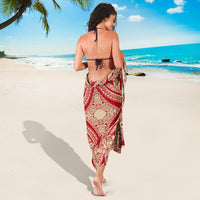 Polynesian Sarong Red And Yellow - Polynesian Pride