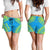 Palau Women's Shorts - Polynesian Chief Flag Version - Polynesian Pride