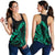Polynesian Hawaii Women's Racerback Tank - Polynesian Turquoise Humpback Whale - Polynesian Pride
