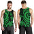 New Caledonia Men's Tank Top - Green Tentacle Turtle - Polynesian Pride