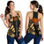 Papua New Guinea Women Racerback Tank - Polynesian Tattoo Gold - Polynesian Pride