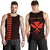 Hawaii Kakau Polynesian Kanaka Map Personalized Men's Tank Top - Orange Orange - Polynesian Pride