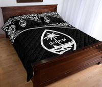 Guam Quilt Bed Set - Guam Coat Of Arms Curve Style - Polynesian Pride