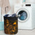 Tokelau Laundry Basket - Polynesian Turtle Hibiscus Gold - Polynesian Pride